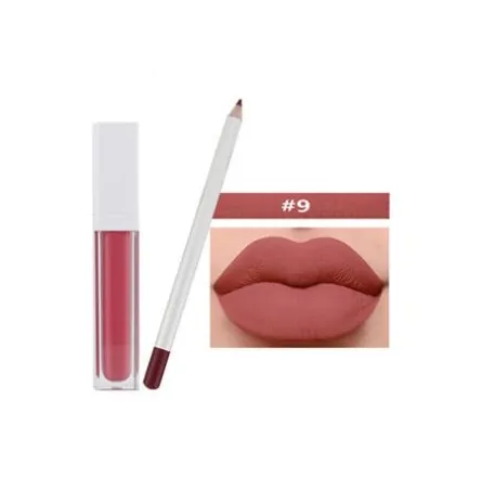 21 Shade White Box Liquid To Matte Lipstick Kit w/Matching Liner   Sharpener - MQO 12 pcs