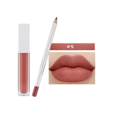 21 Shade White Box Liquid To Matte Lipstick Kit w/Matching Liner   Sharpener - MQO 12 pcs