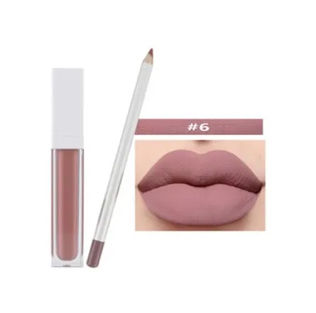 21 Shade White Box Liquid To Matte Lipstick Kit w/Matching Liner   Sharpener - MQO 12 pcs
