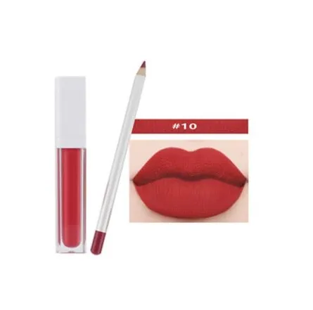 21 Shade White Box Liquid To Matte Lipstick Kit w/Matching Liner   Sharpener - MQO 12 pcs