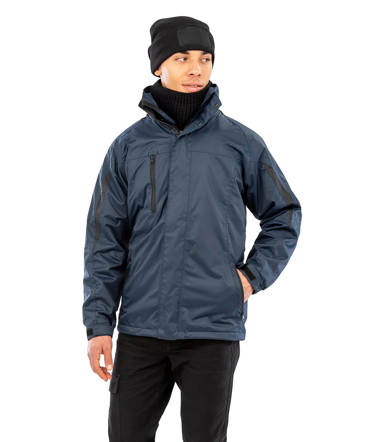 3-in-1 journey jacket with softshell inner | Navy/Black