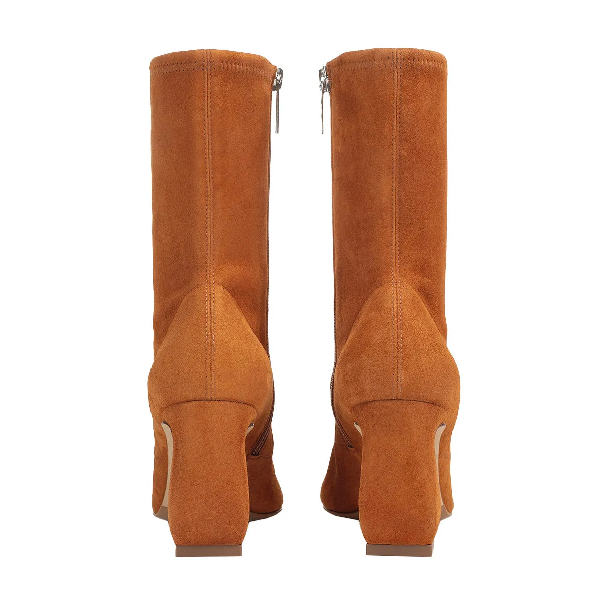 80mm Stretch Suede Boots