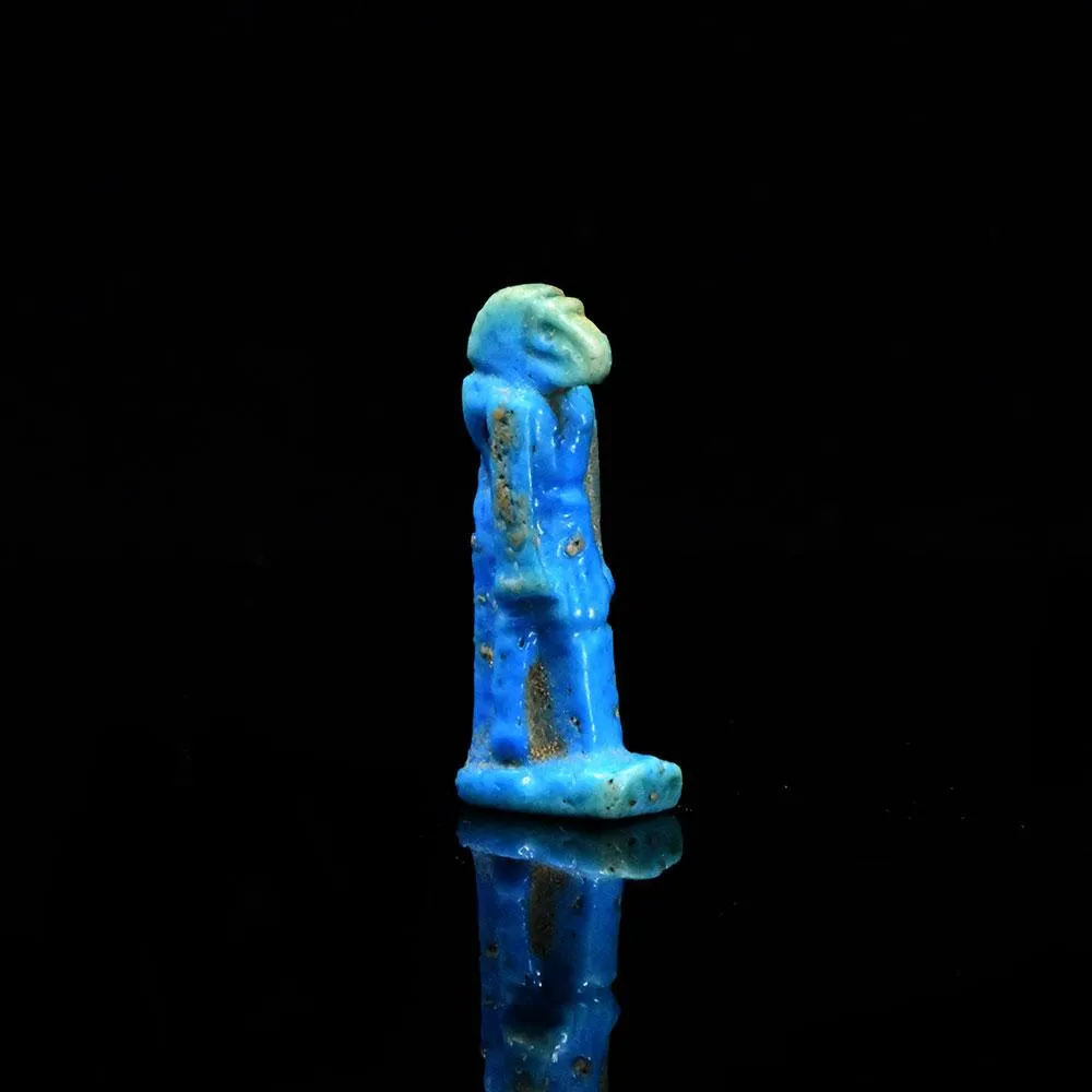An Egyptian Faience Amulet of  Thoth, 21st Dynasty, ca 1069 - 945 BCE