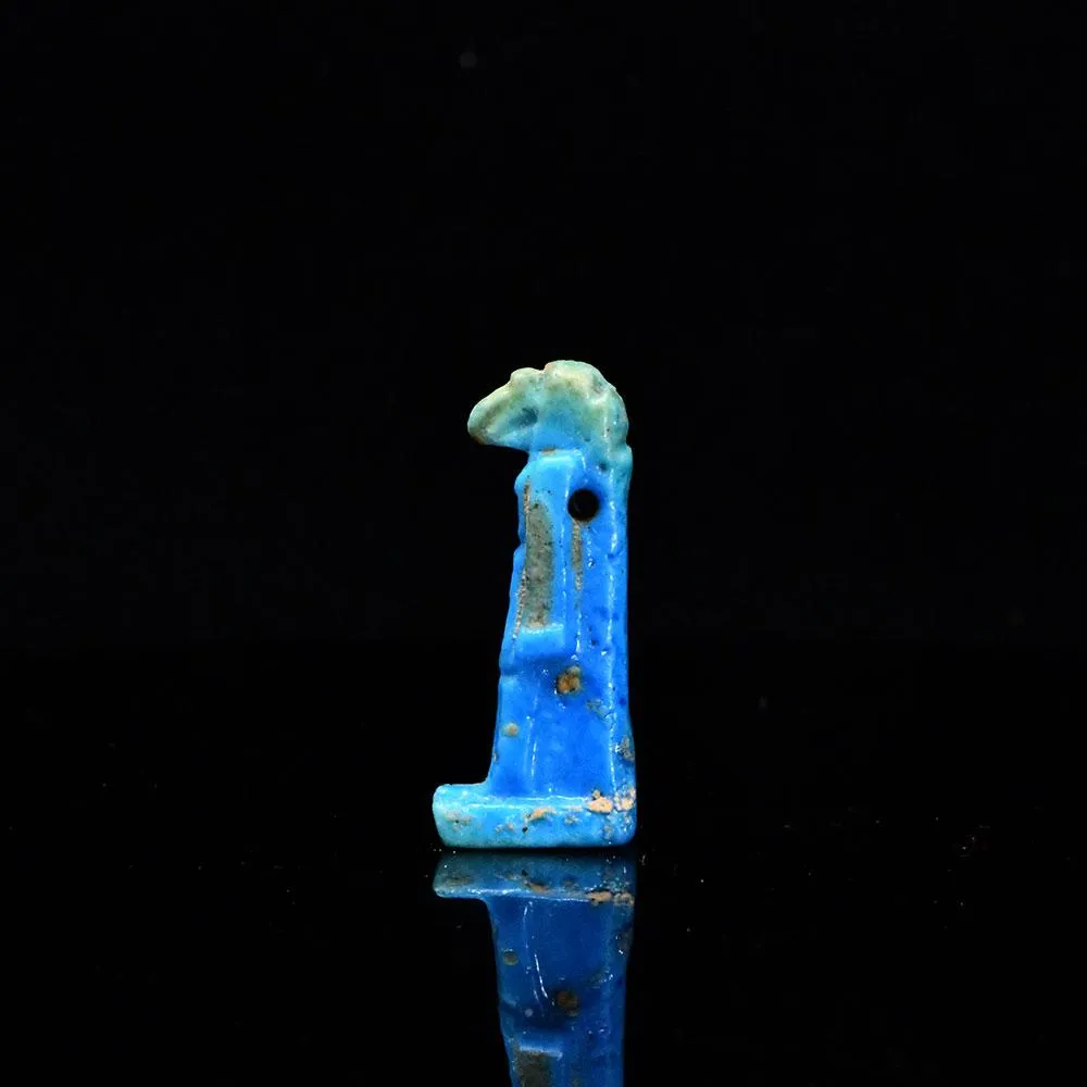 An Egyptian Faience Amulet of  Thoth, 21st Dynasty, ca 1069 - 945 BCE