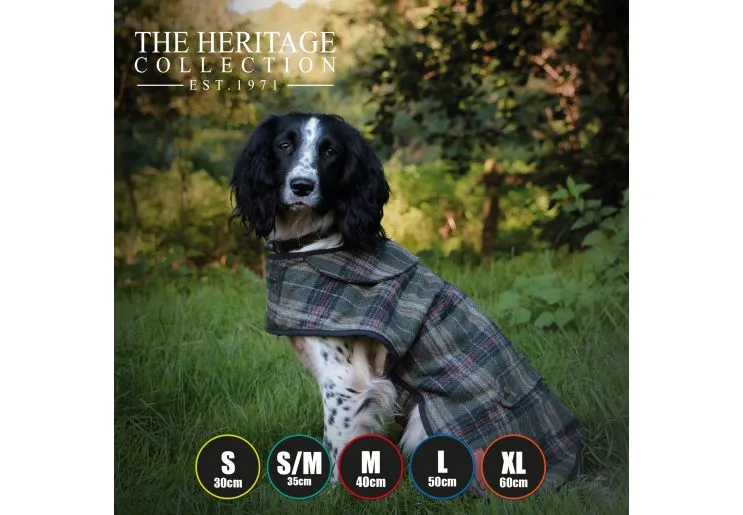 Ancol - Heritage Herringbone Coat - Brown - 40cm