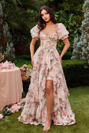 Andrea & Leo High Low Prom Dress Semi Formal Attire A1336