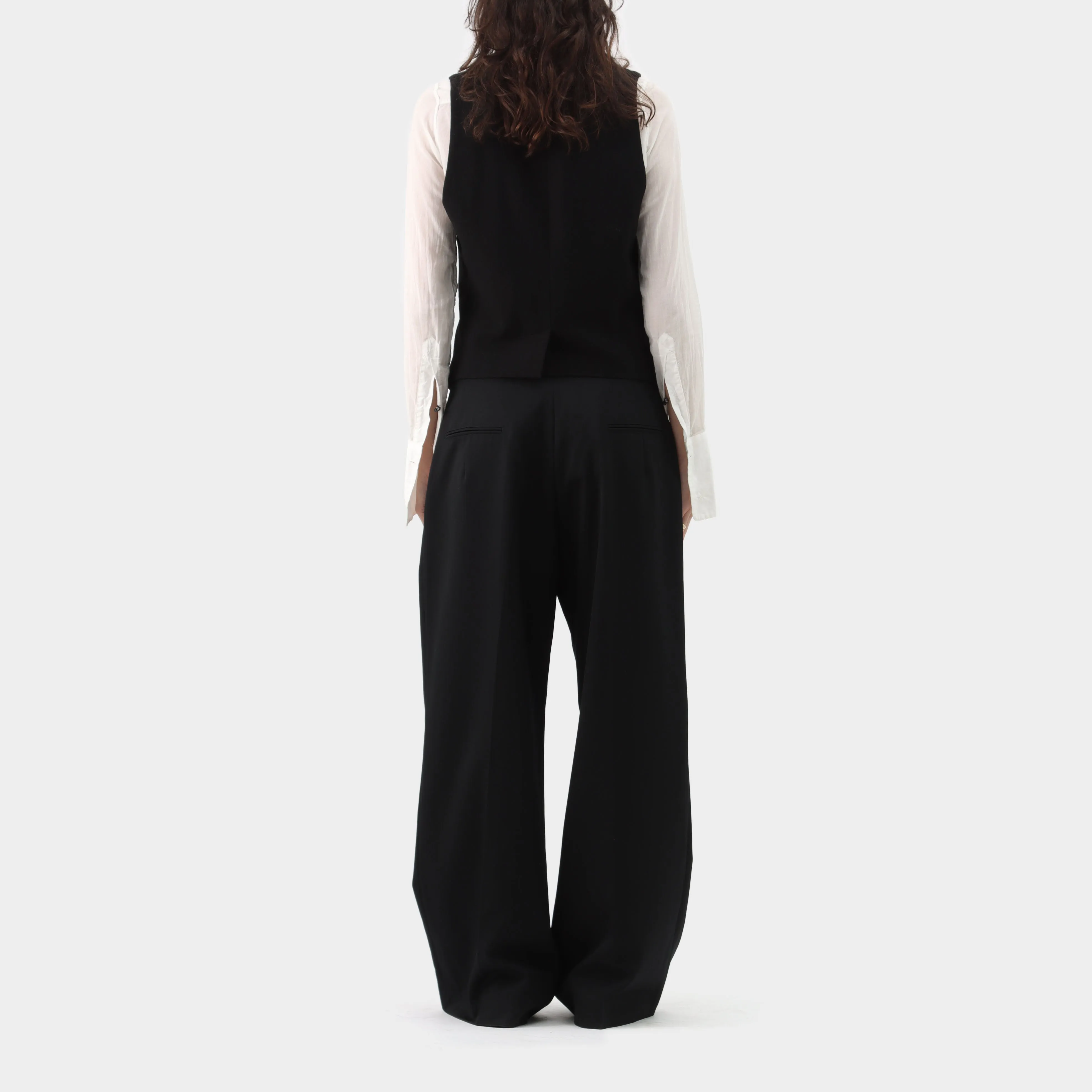 Ann Demeulemeester Wool Panelled Vest and Blazer