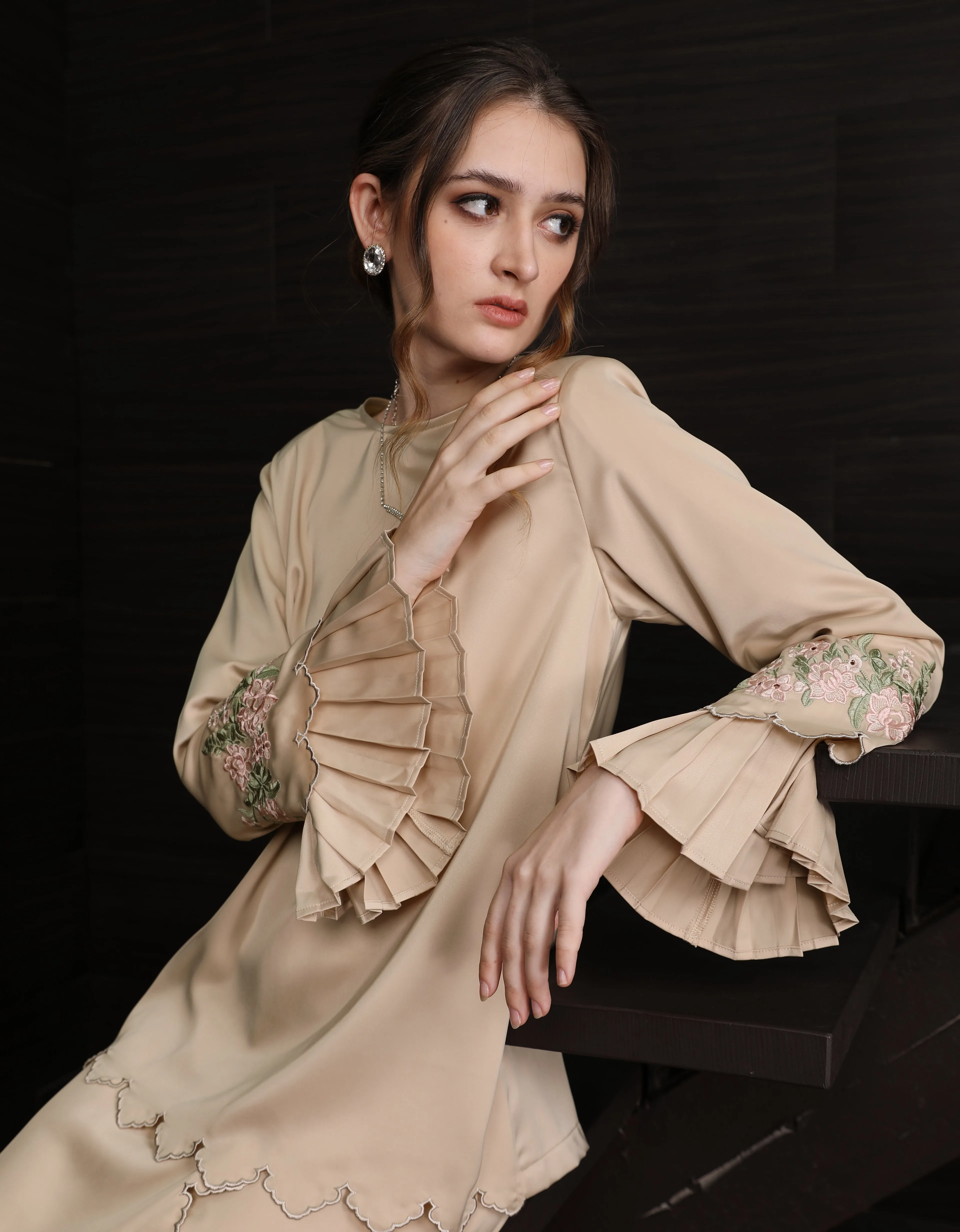 BAJU KURUNG KEDAH ZALEY (NUDE)