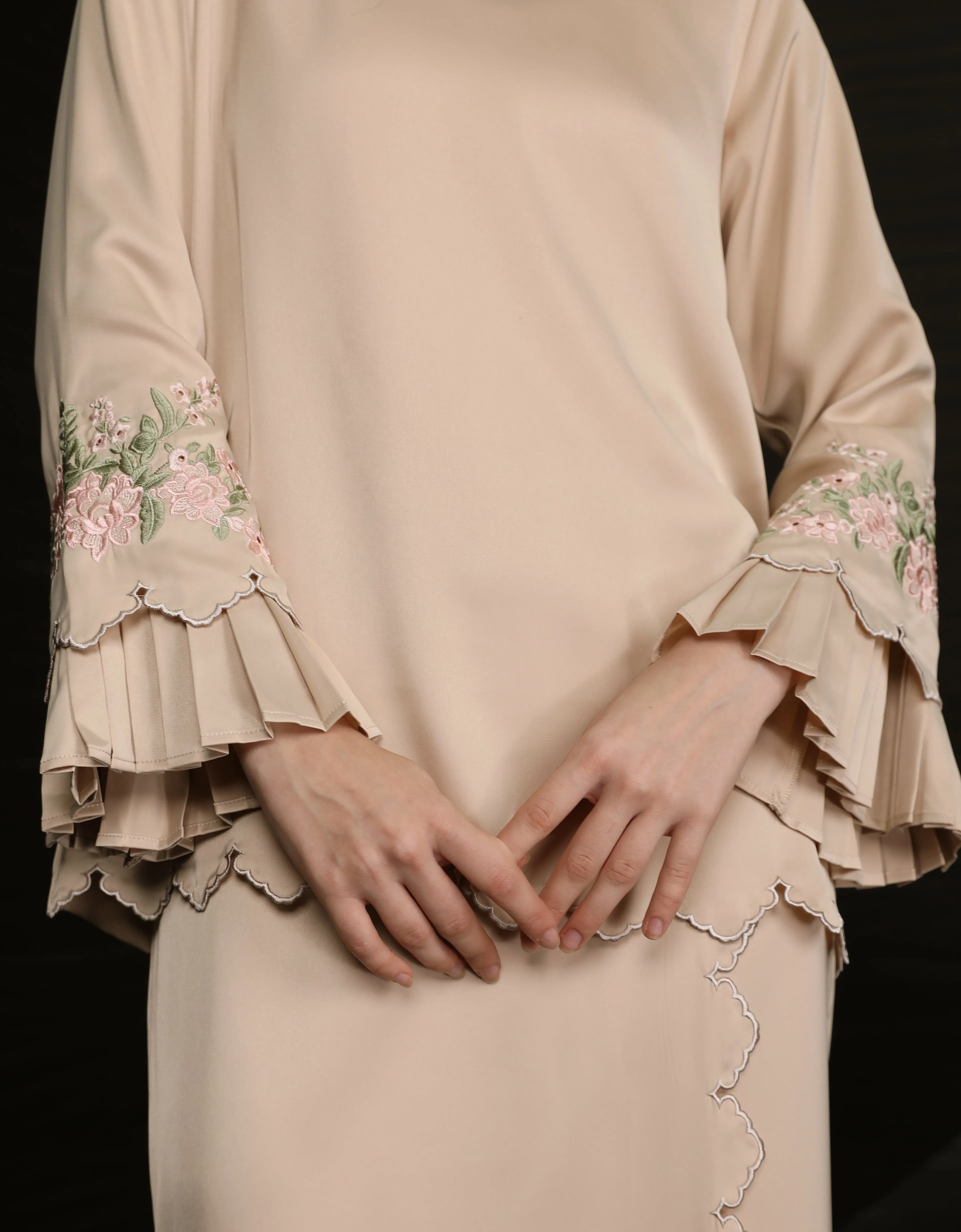 BAJU KURUNG KEDAH ZALEY (NUDE)