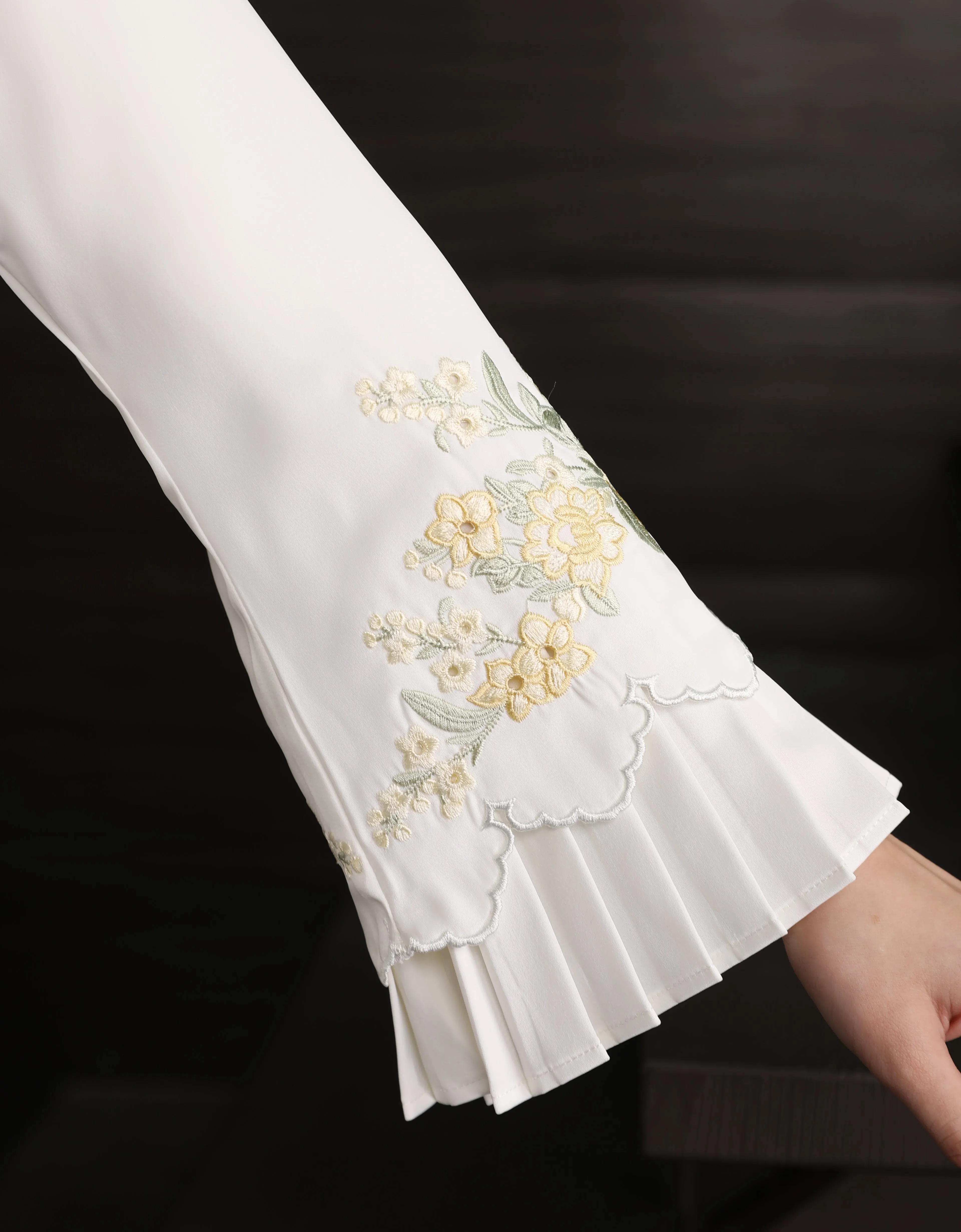 BAJU KURUNG KEDAH ZALEY (OFF WHITE)