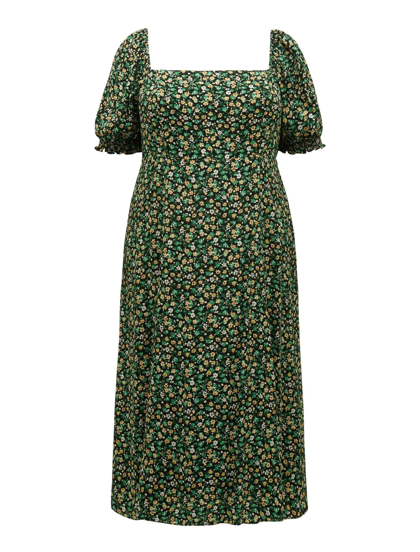 Brianna Curve Printed Midi Dress