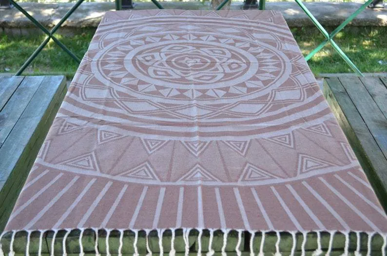 Brown Sun 100% Cotton Towel