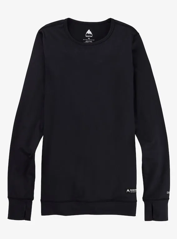 Burton Women's Midweight Base Layer Crewneck True Black 2024
