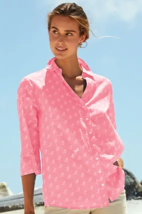 Cecilia Shirt | Pink/White