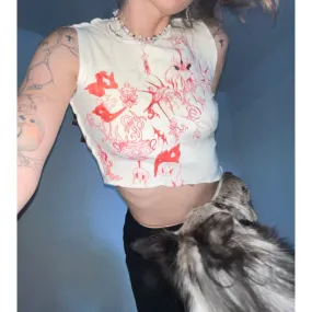 celestial flakes layered tops