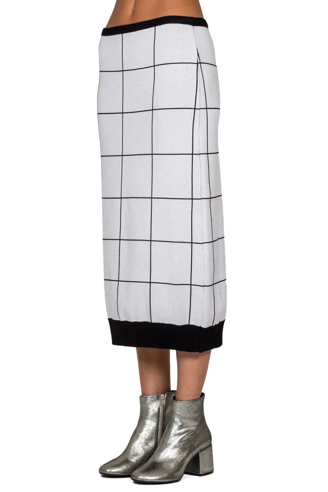 Checked Skirt