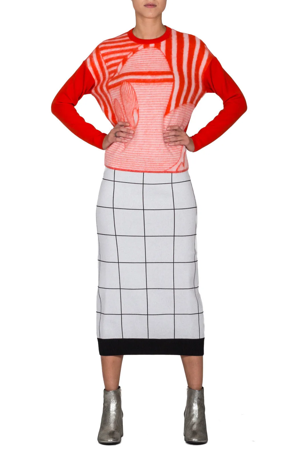 Checked Skirt