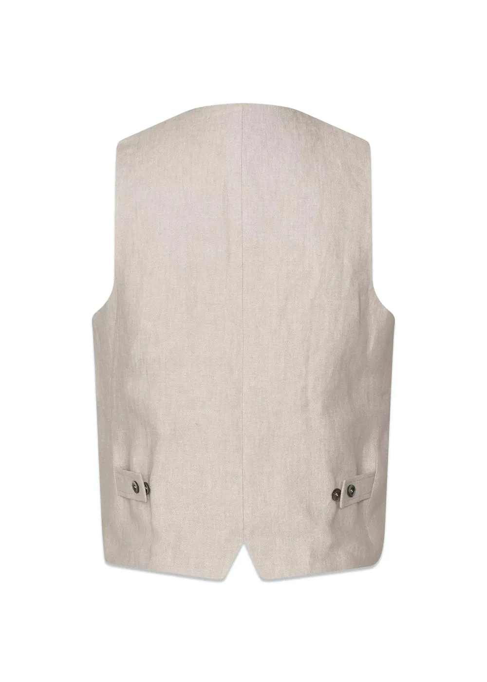City Waistcoat - White Sand