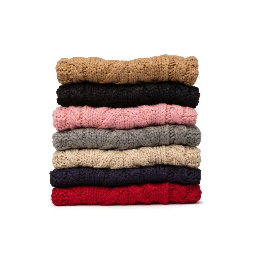 Fabdog | Chunky Turtleneck Dog Jumper - Pink