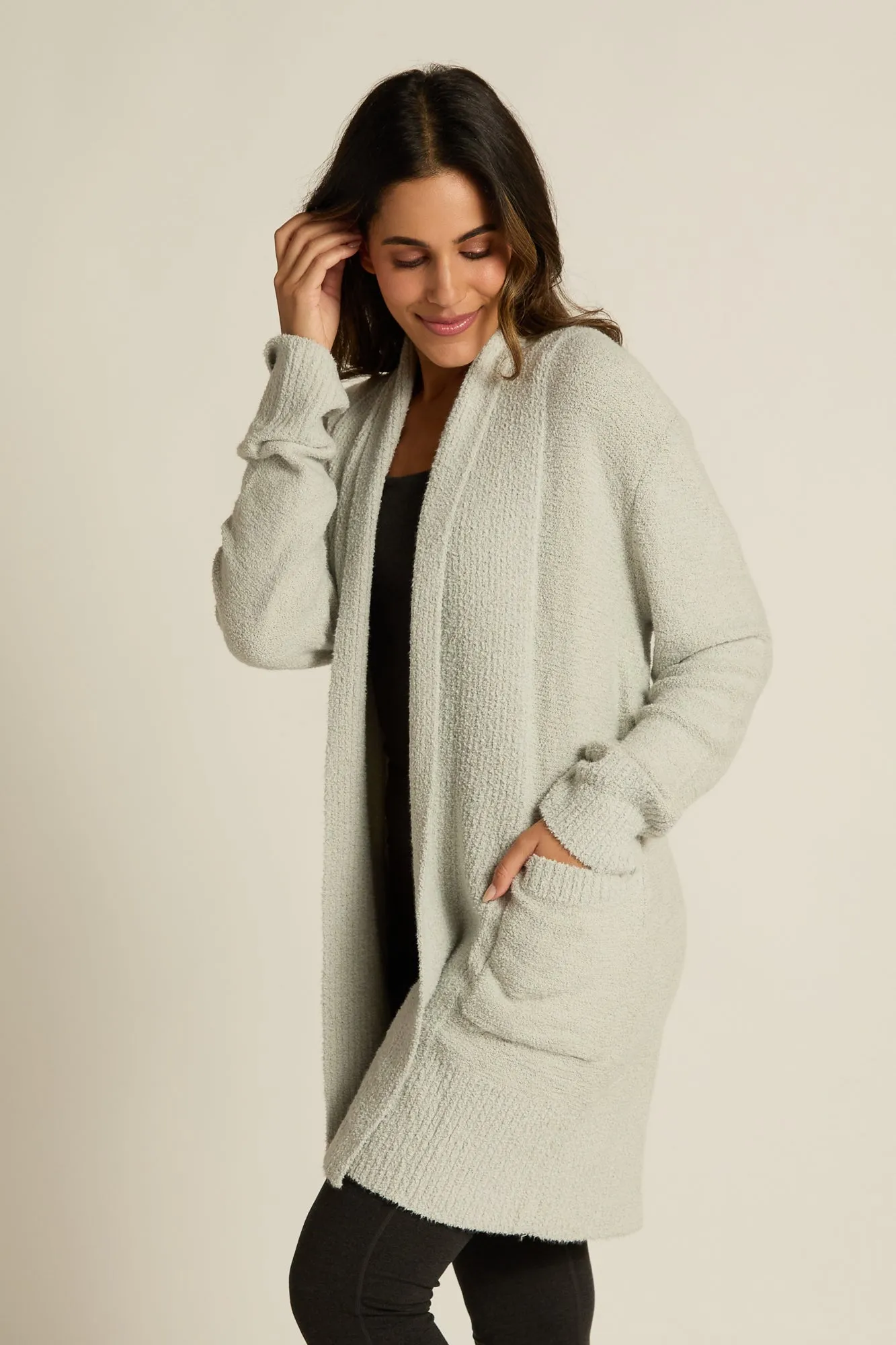 Faceplant Bamboo Plush Midi Cardigan