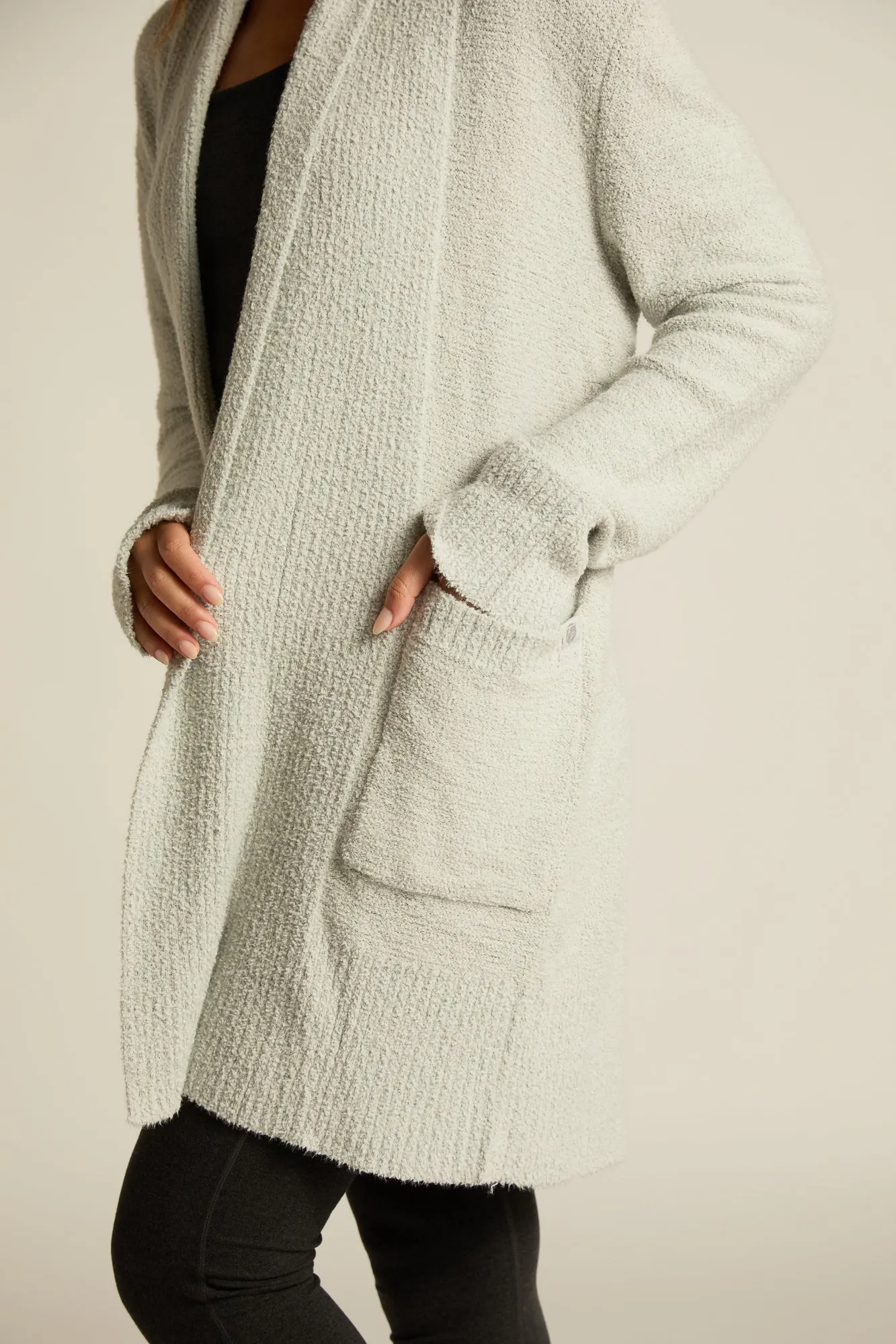 Faceplant Bamboo Plush Midi Cardigan