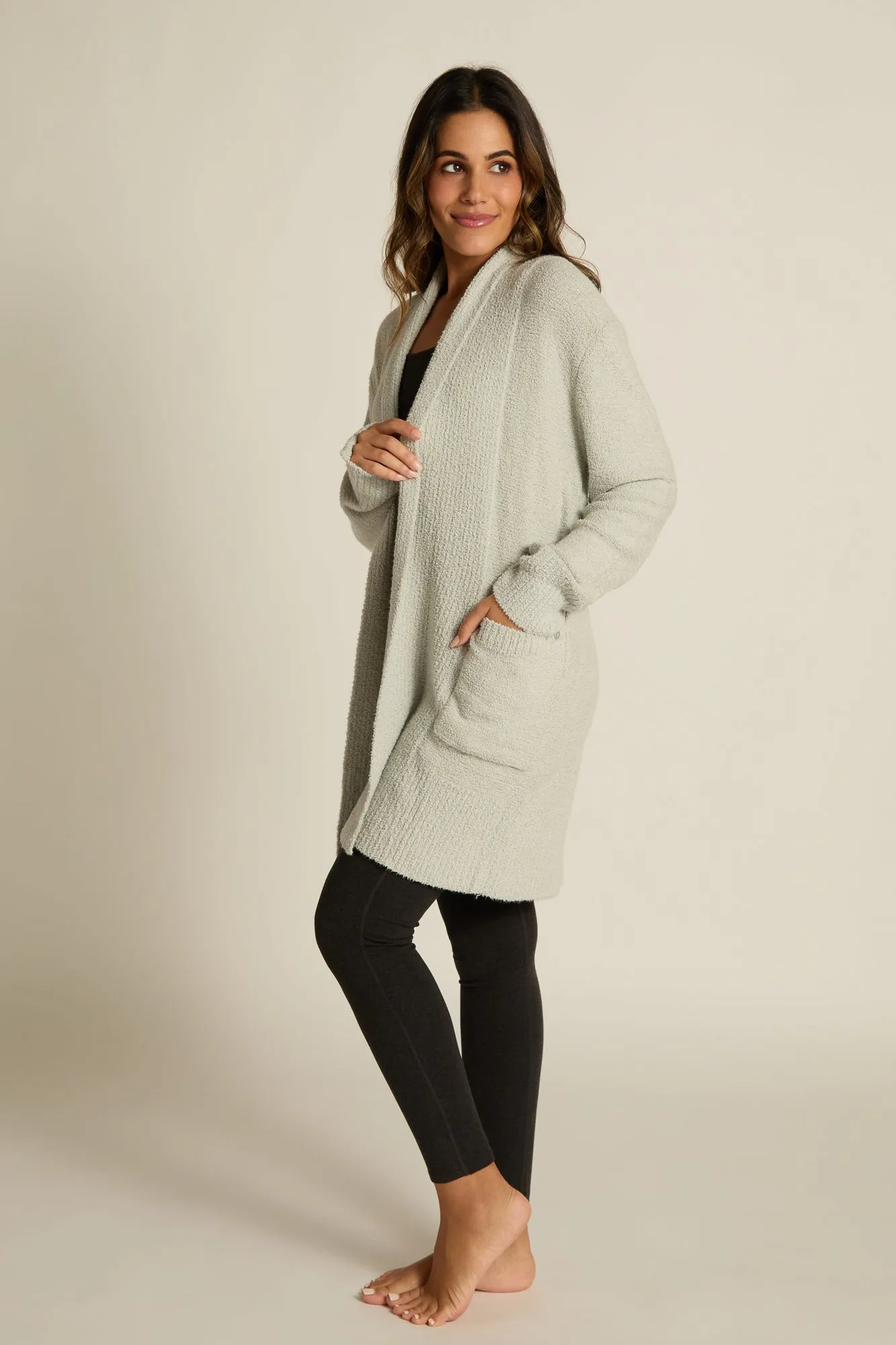 Faceplant Bamboo Plush Midi Cardigan