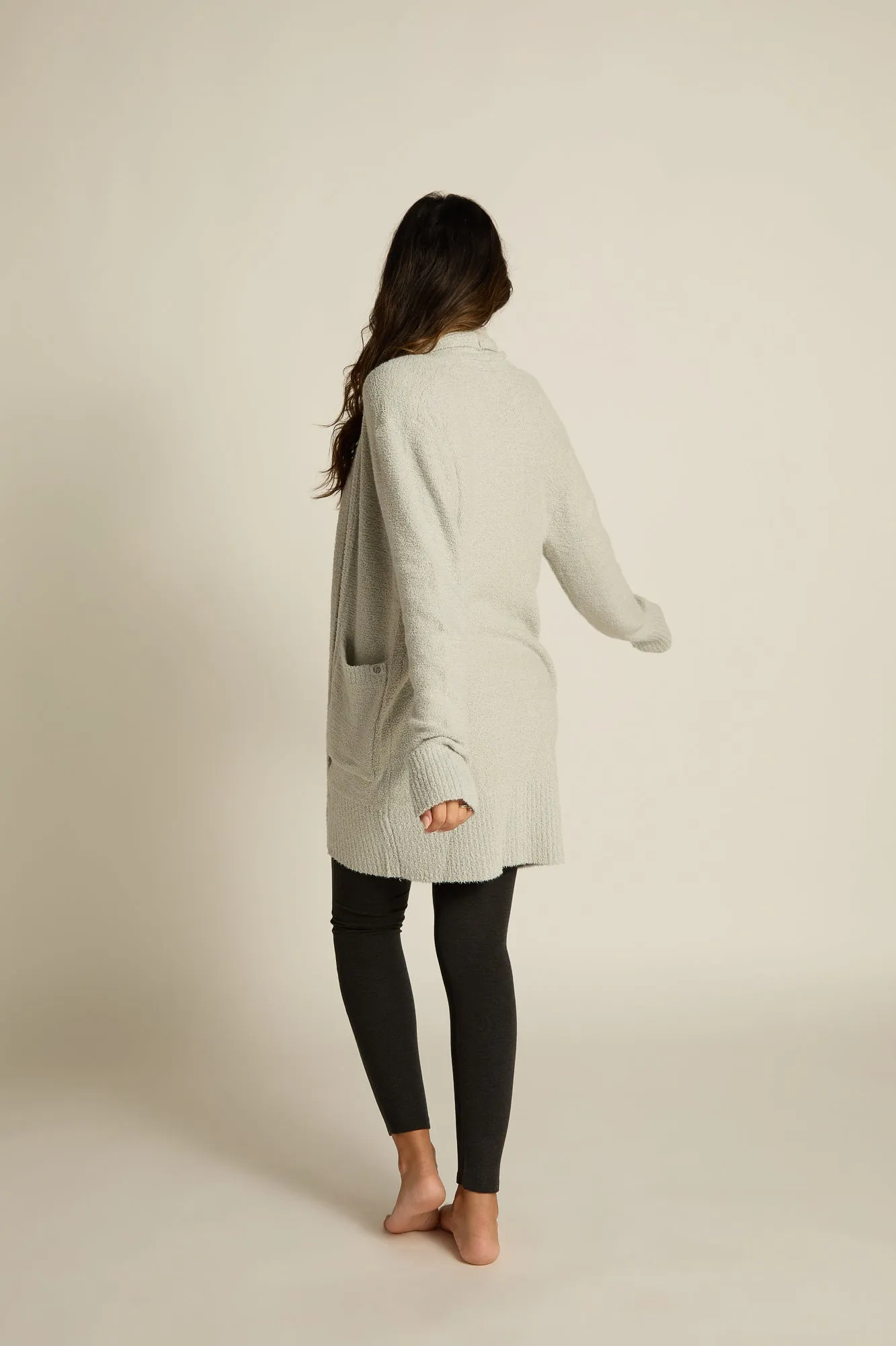 Faceplant Bamboo Plush Midi Cardigan