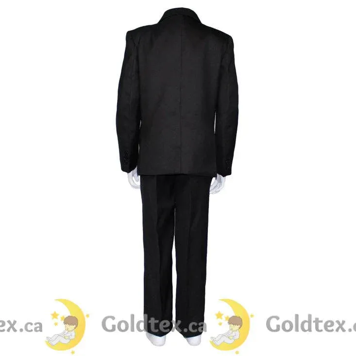 Formal Kids Wear Mat black boy suit - 5 piece