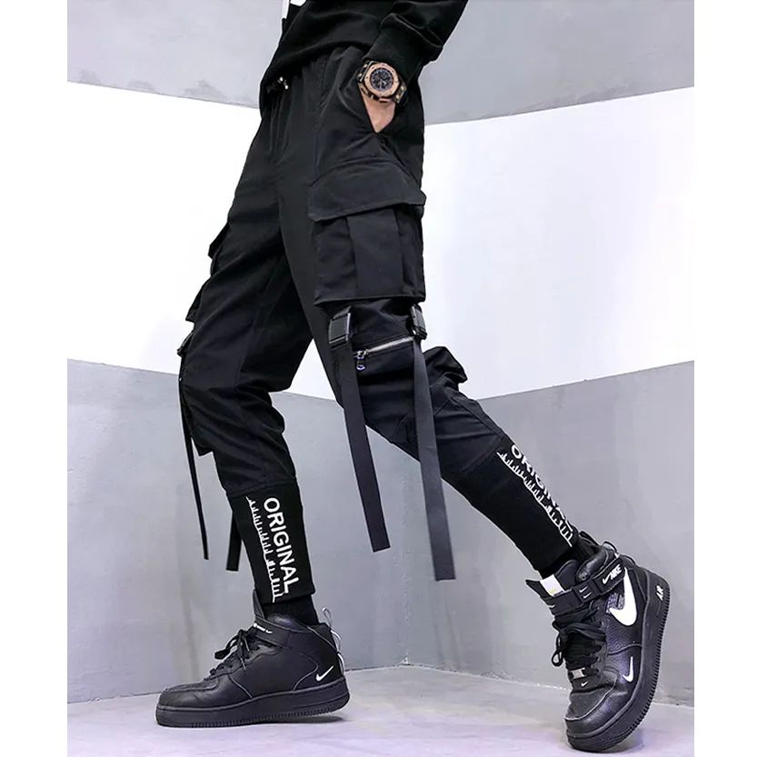 Funki Buys | Pants | Men's Punk Goth Streetwear Cargo Pants