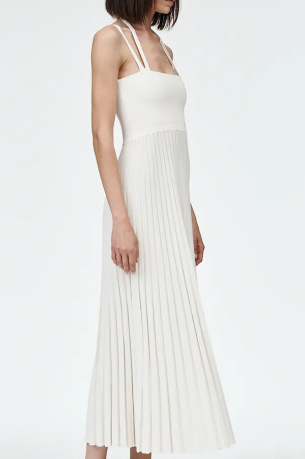 Halter Neck Dress in Ivory (Sold Out)