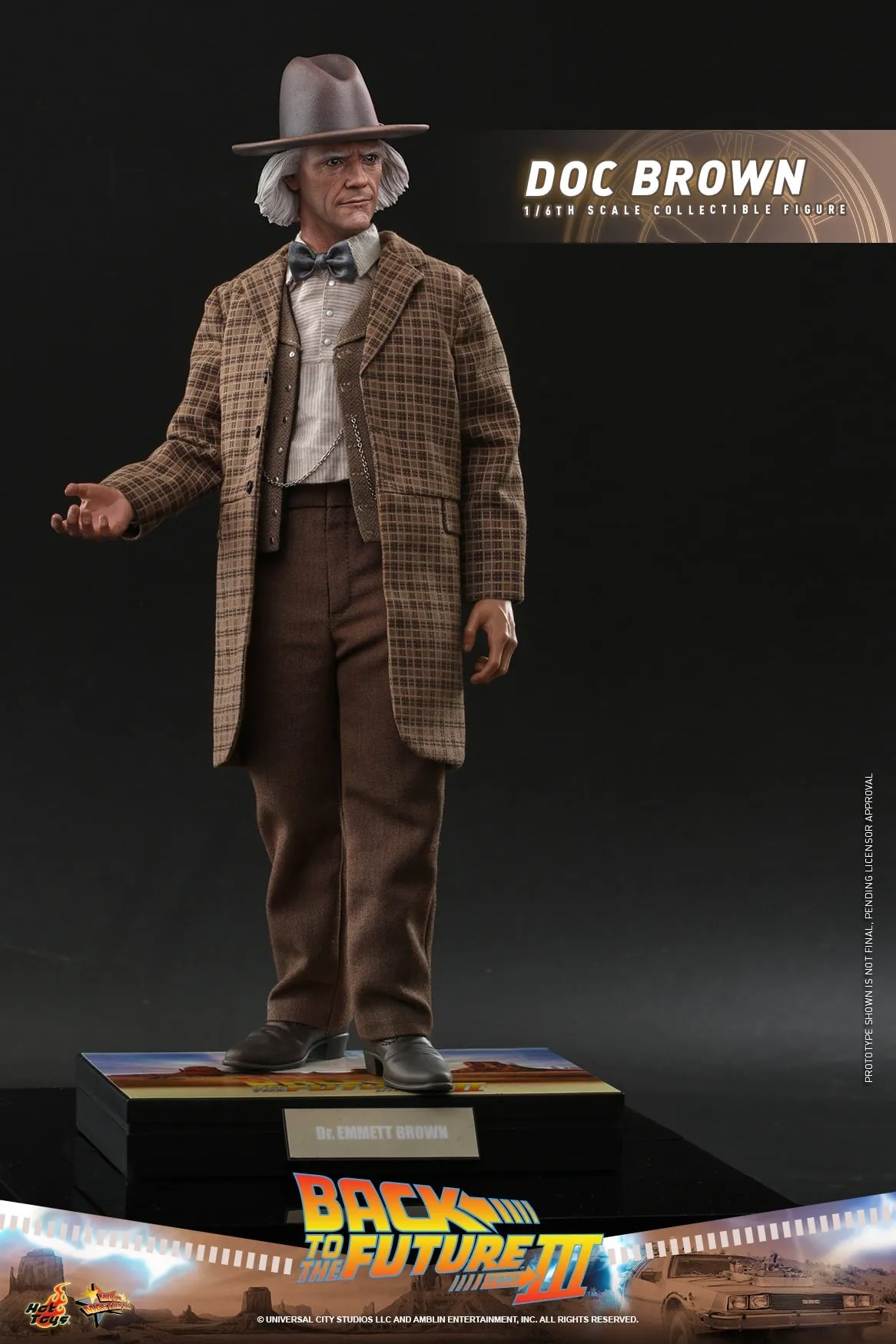 Hot Toys - MMS617 - Back to the Future Part III - 16th scale Doc Brown Collectible Figure
