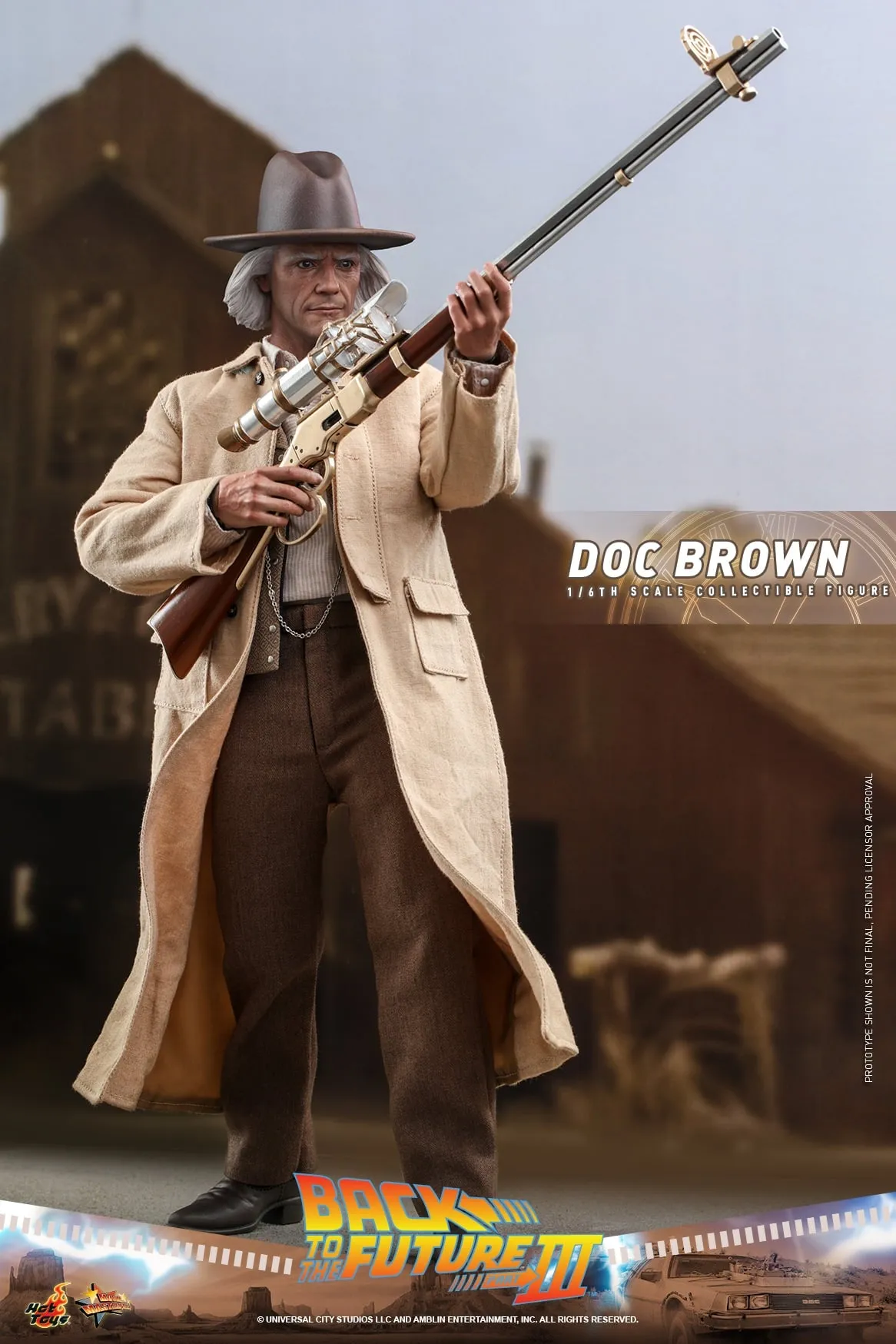 Hot Toys - MMS617 - Back to the Future Part III - 16th scale Doc Brown Collectible Figure