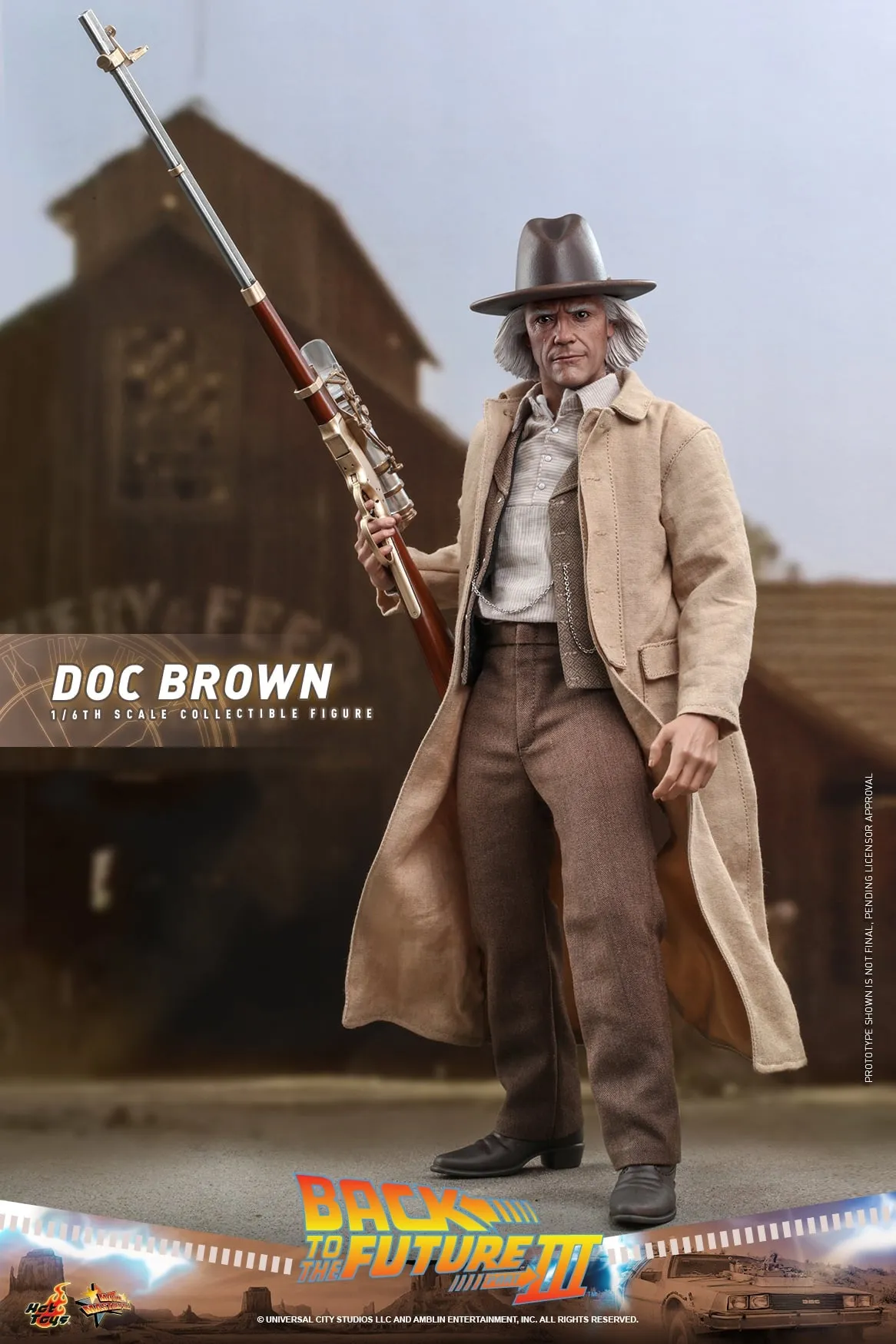 Hot Toys - MMS617 - Back to the Future Part III - 16th scale Doc Brown Collectible Figure