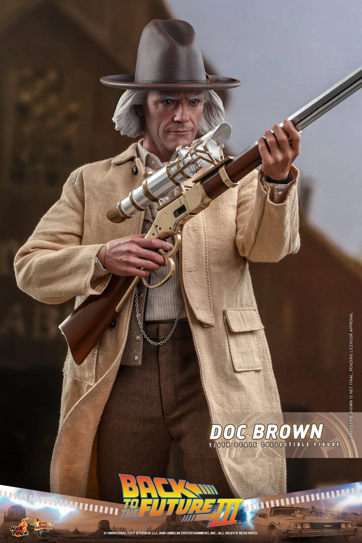 Hot Toys - MMS617 - Back to the Future Part III - 16th scale Doc Brown Collectible Figure