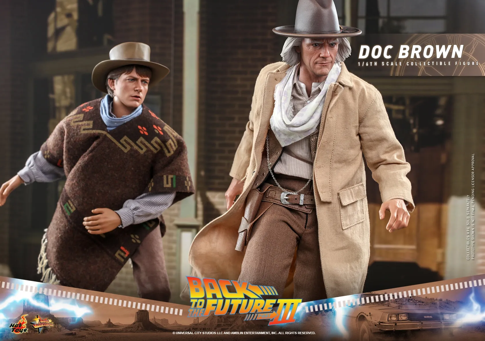 Hot Toys - MMS617 - Back to the Future Part III - 16th scale Doc Brown Collectible Figure
