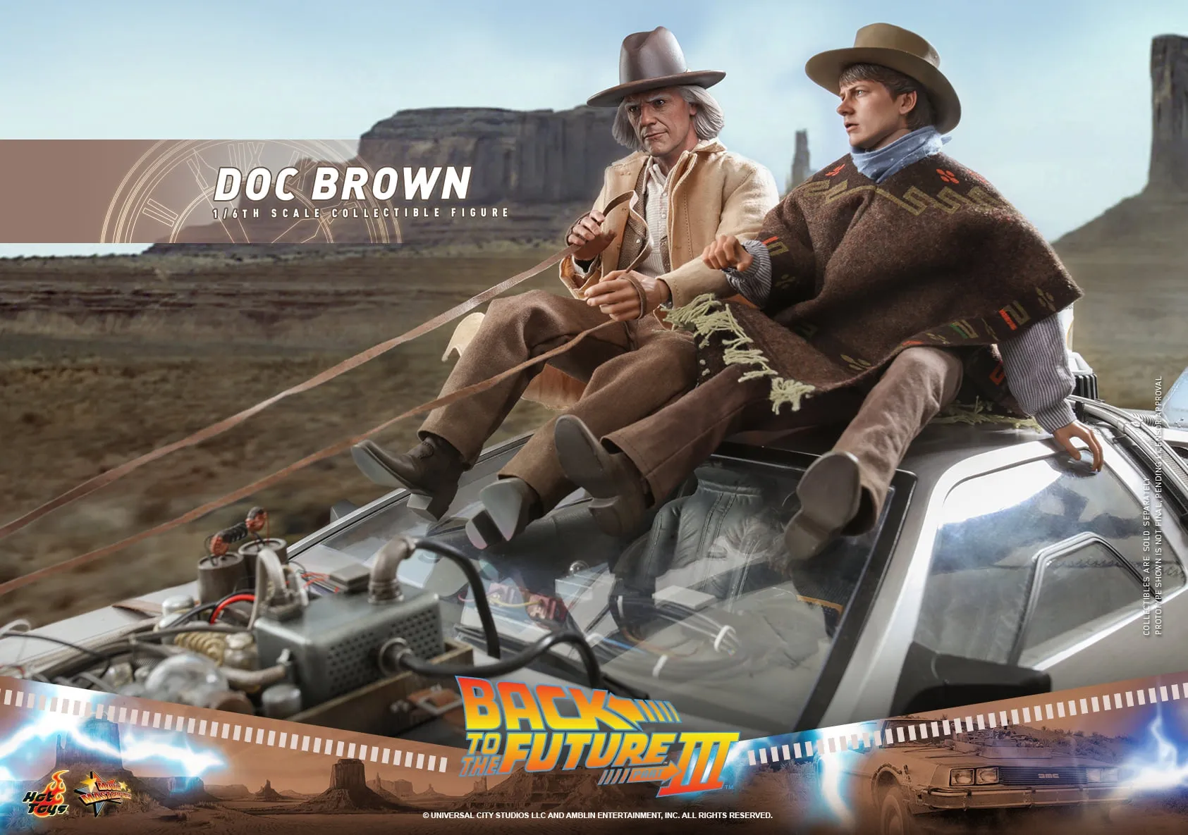 Hot Toys - MMS617 - Back to the Future Part III - 16th scale Doc Brown Collectible Figure