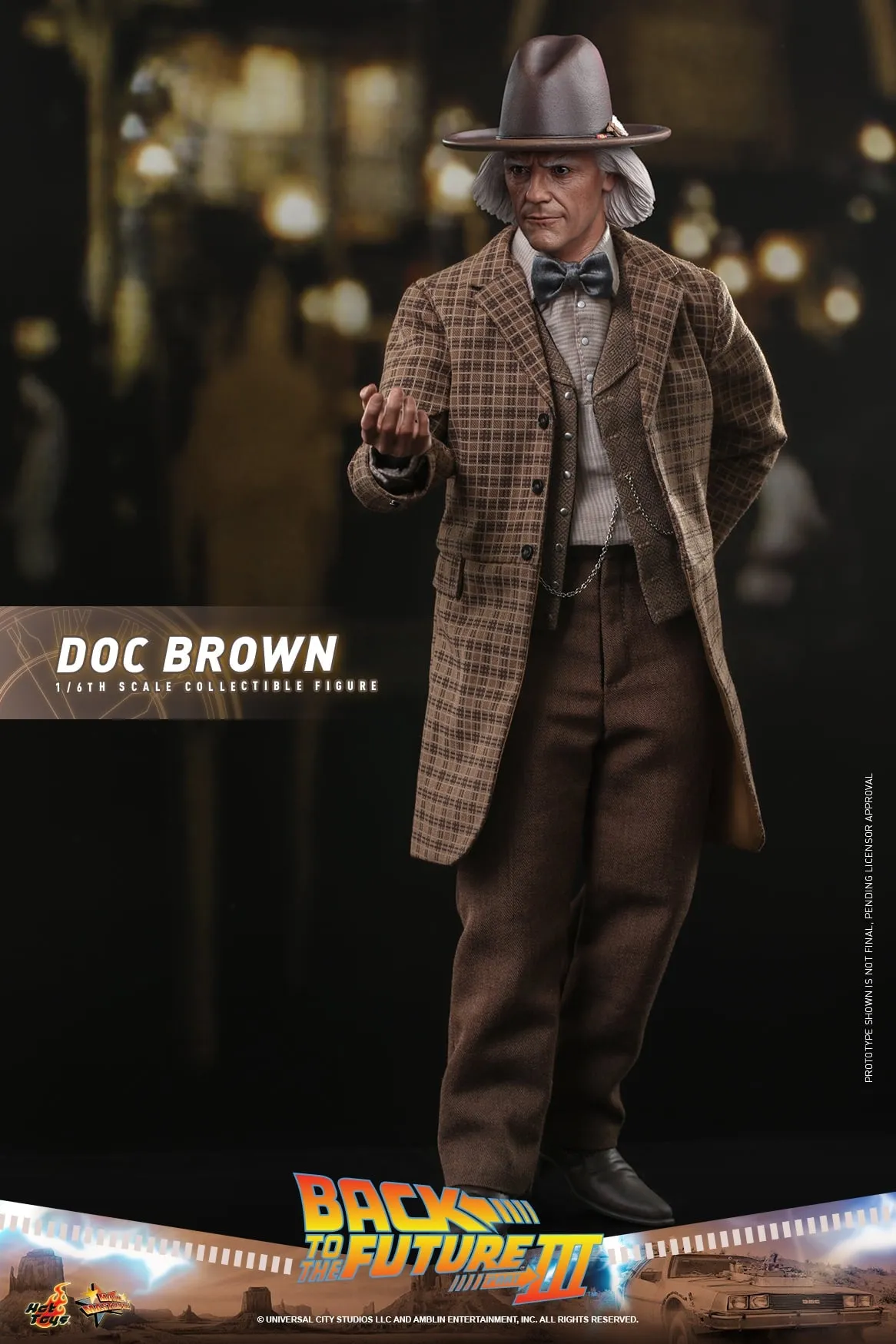 Hot Toys - MMS617 - Back to the Future Part III - 16th scale Doc Brown Collectible Figure