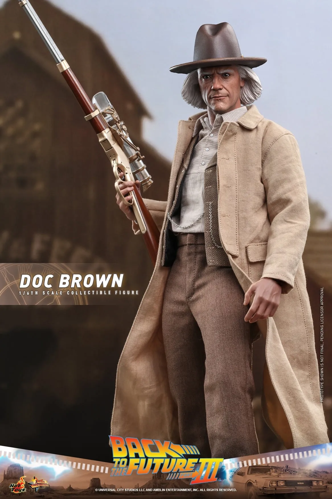 Hot Toys - MMS617 - Back to the Future Part III - 16th scale Doc Brown Collectible Figure