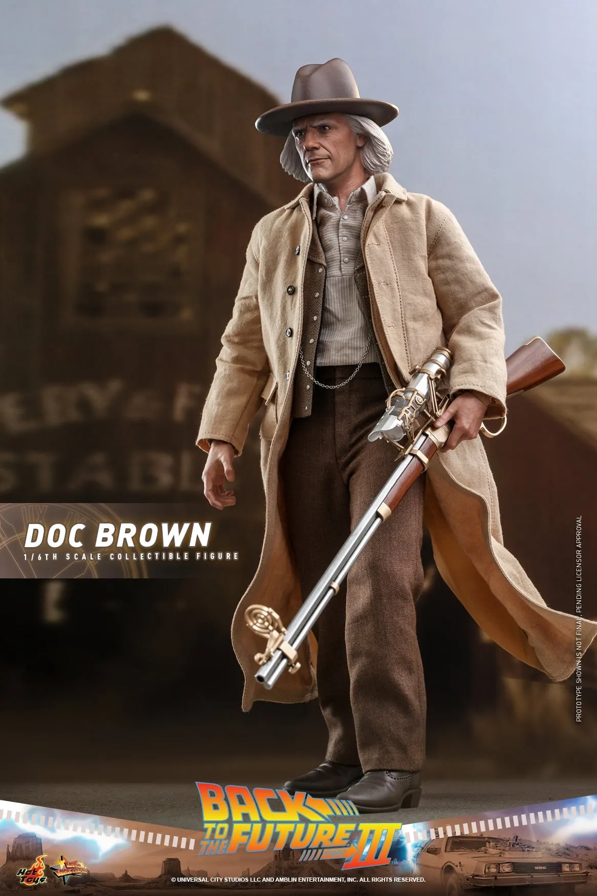 Hot Toys - MMS617 - Back to the Future Part III - 16th scale Doc Brown Collectible Figure