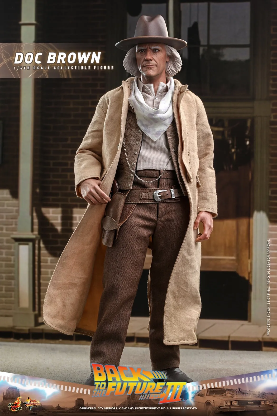 Hot Toys - MMS617 - Back to the Future Part III - 16th scale Doc Brown Collectible Figure
