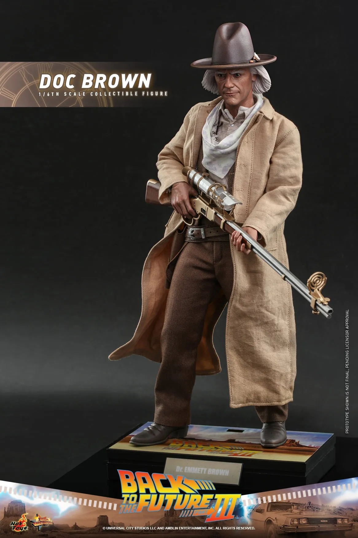 Hot Toys - MMS617 - Back to the Future Part III - 16th scale Doc Brown Collectible Figure