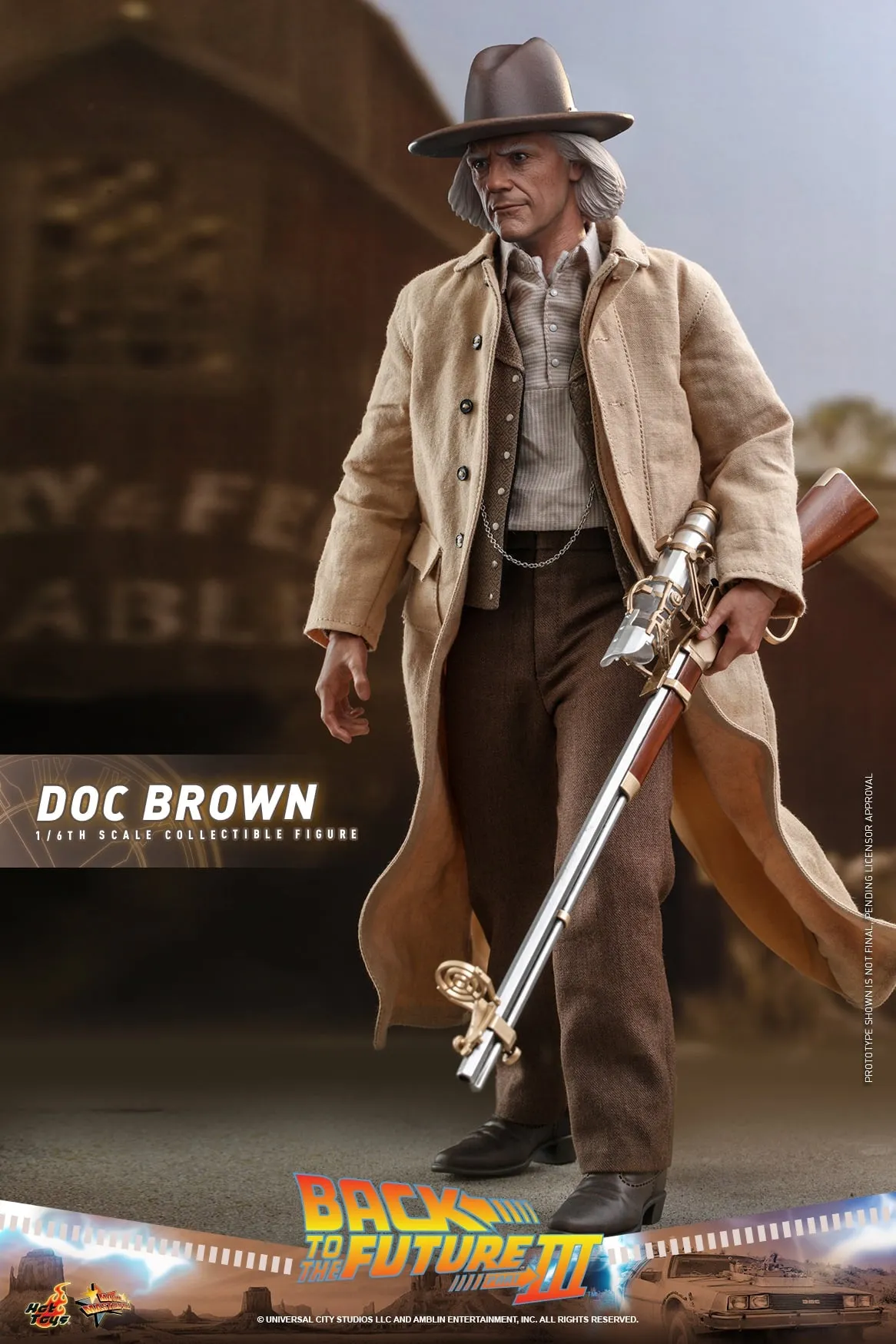 Hot Toys - MMS617 - Back to the Future Part III - 16th scale Doc Brown Collectible Figure