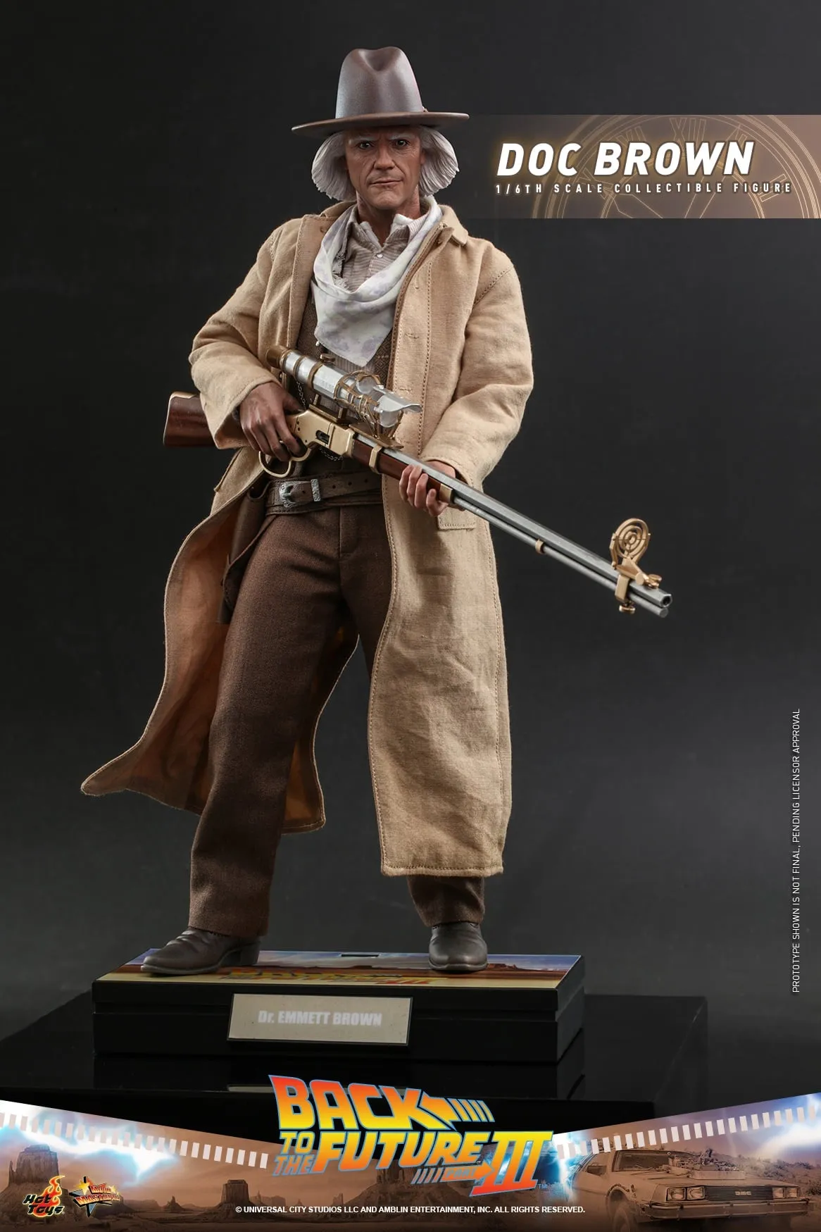 Hot Toys - MMS617 - Back to the Future Part III - 16th scale Doc Brown Collectible Figure