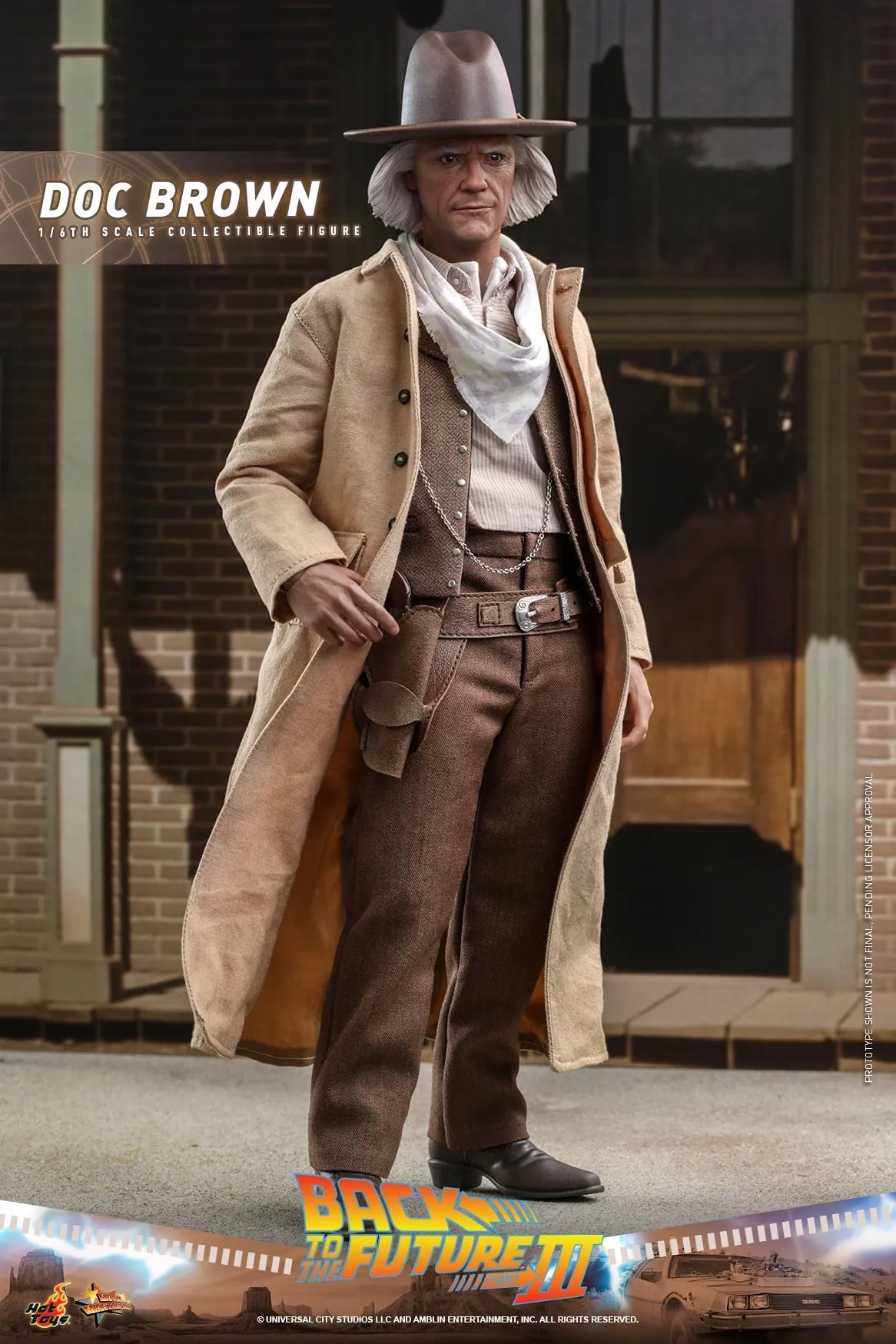 Hot Toys - MMS617 - Back to the Future Part III - 16th scale Doc Brown Collectible Figure
