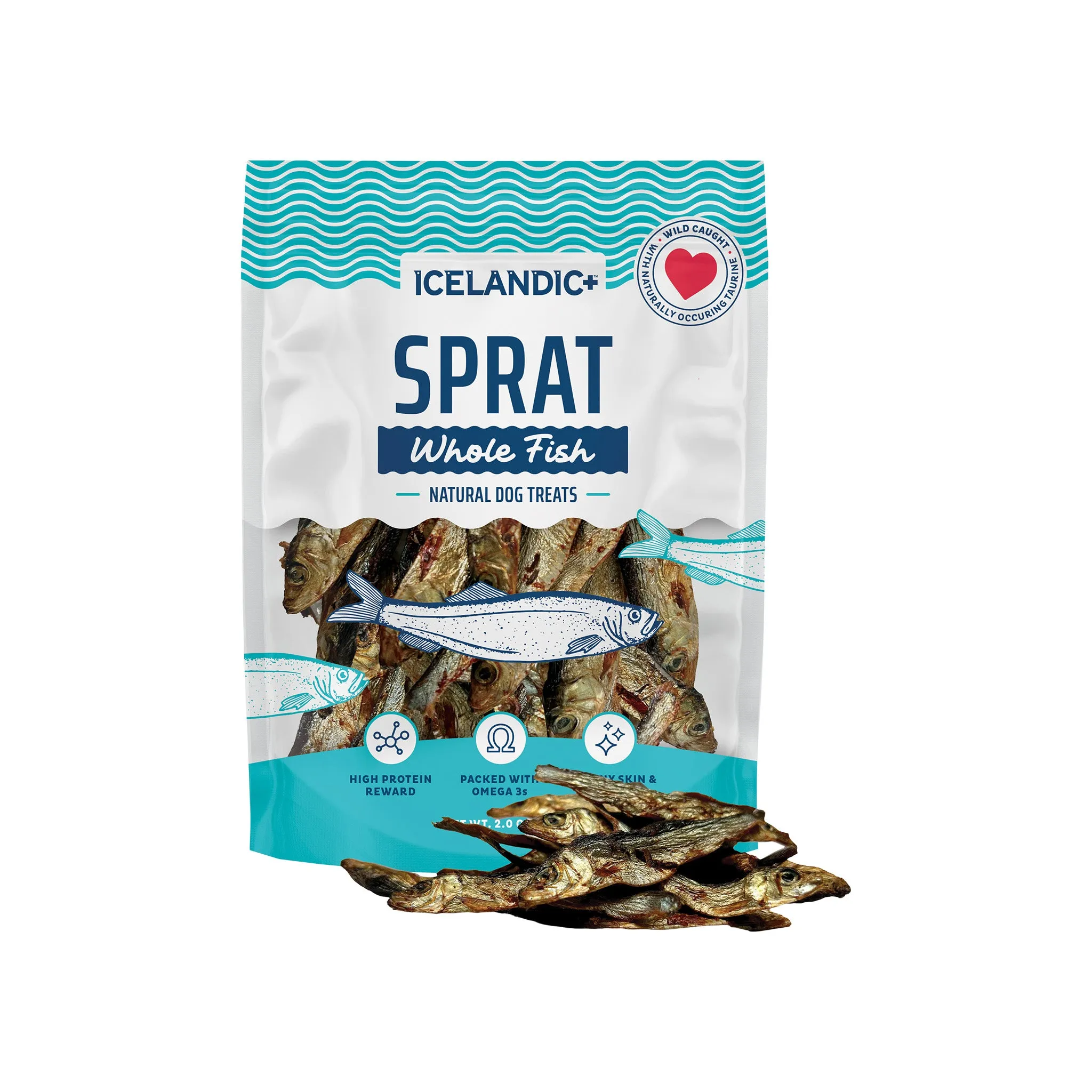 Icelandic  Sprats Whole Fish Dog Treats