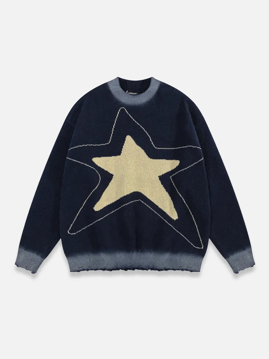 I'M A STAR KNIT SWEATER