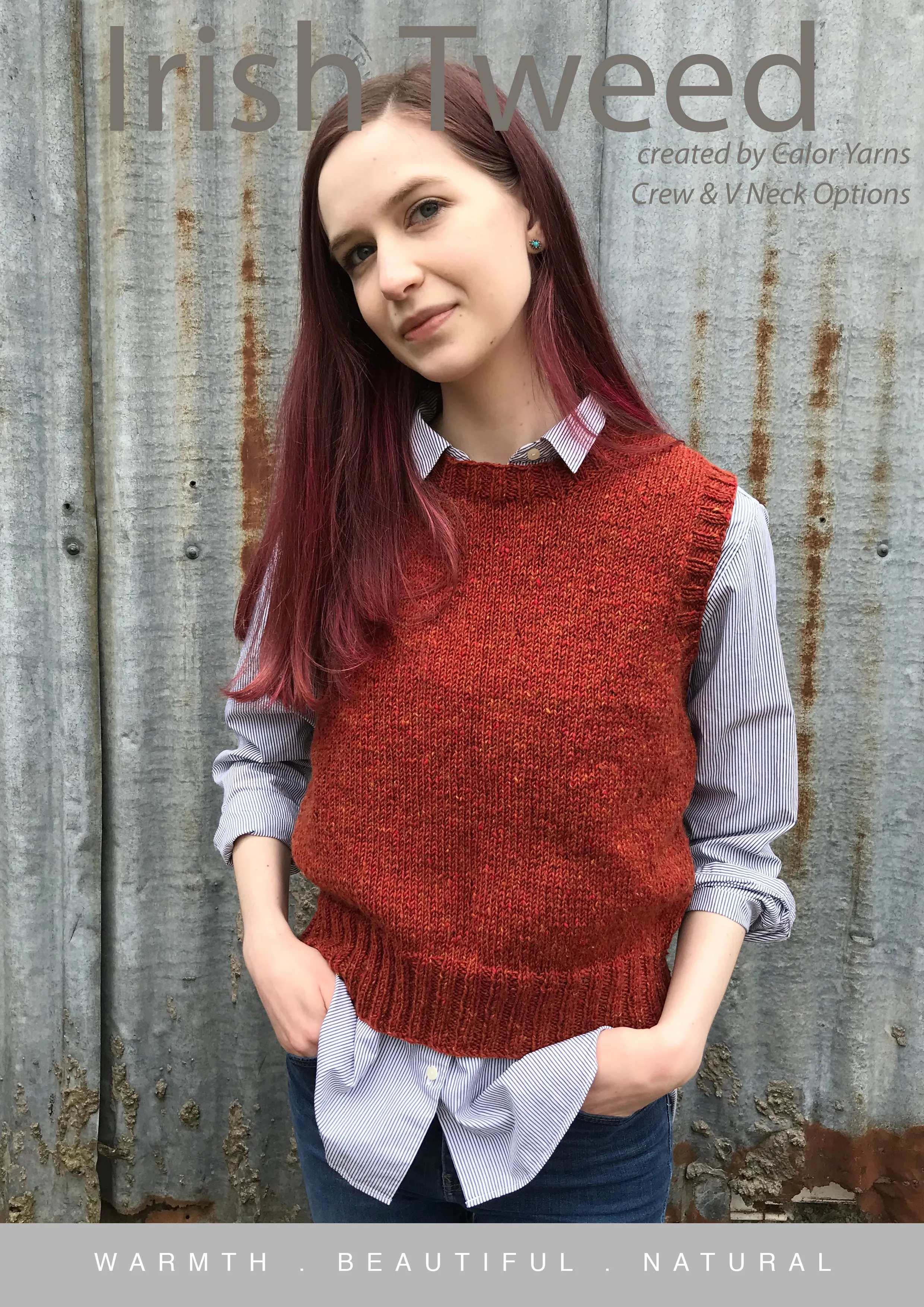 Irish Tweed Rowan Vest Kit