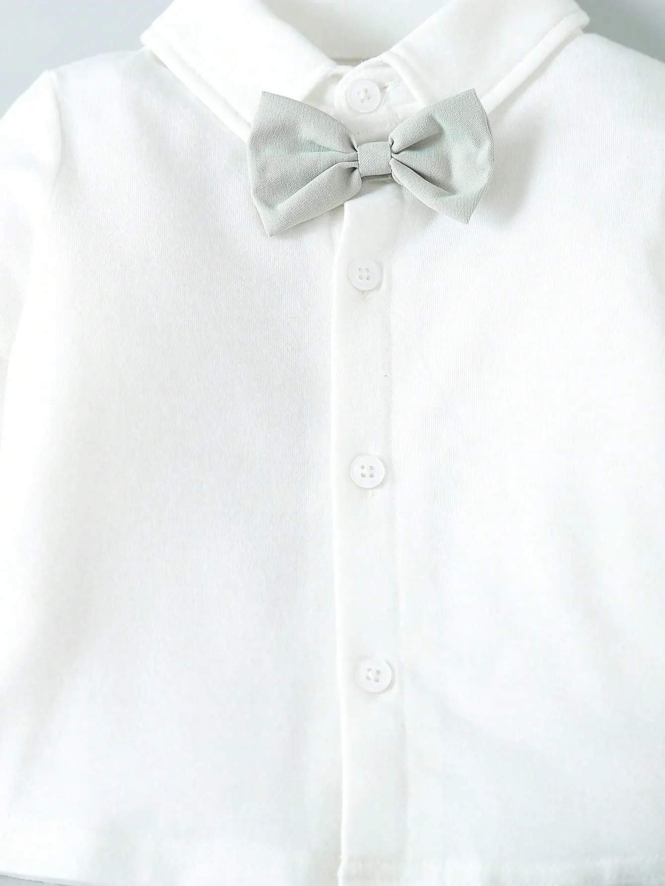 Kids Baby Boy Solid Color Shirt, Vest, Suspenders Shorts And Flat Cap Set