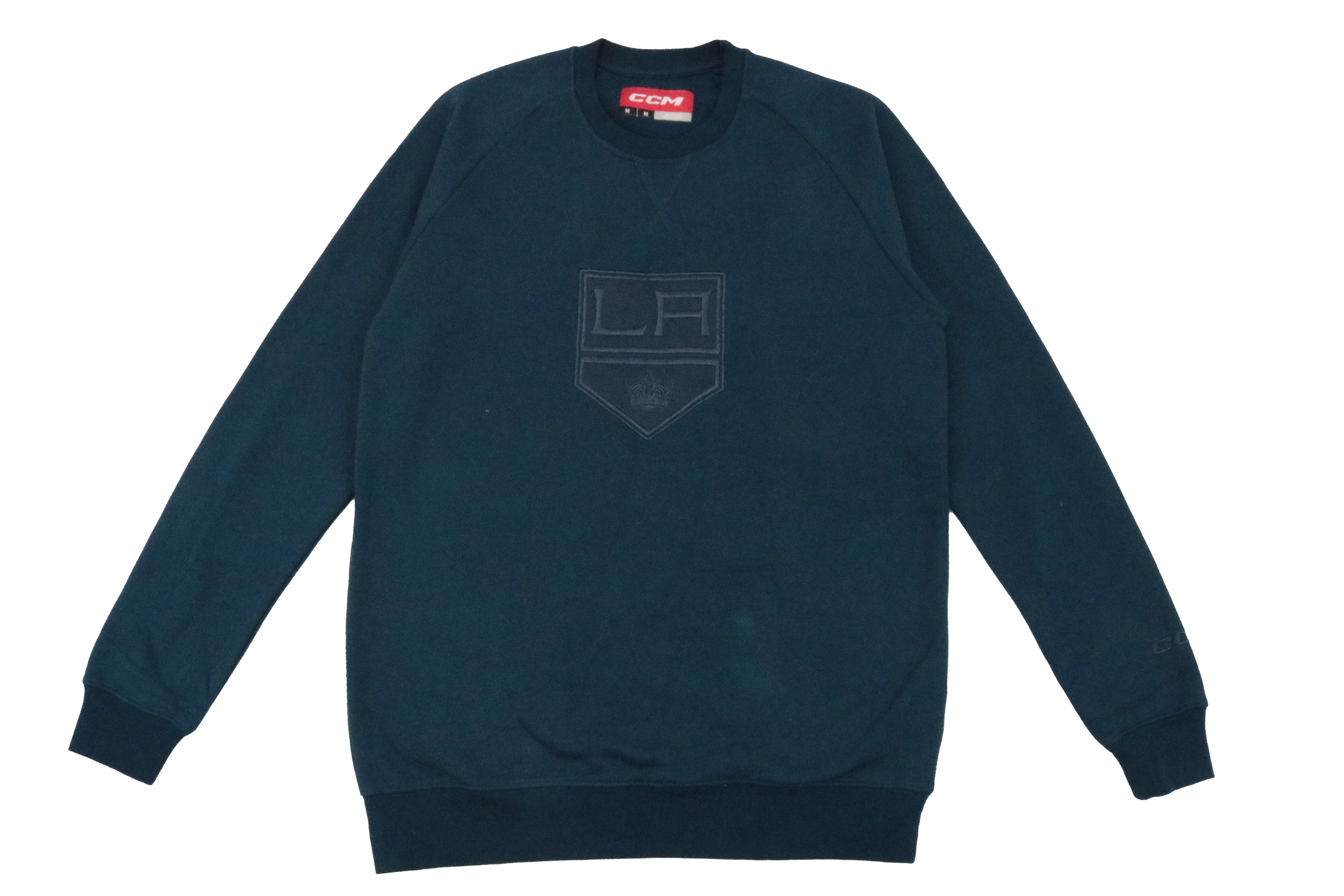 Kings CCM Embroidered Navy Fleece Crewneck