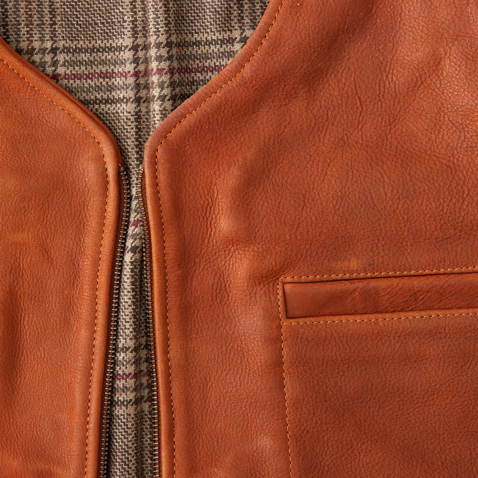 Leather Ranch Vest